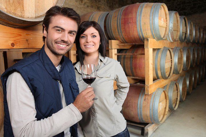 Santorini Daytime Wine Tour for Up to 8: Sommelier, Two Wineries, Eight Wines, Lunch (4/11)