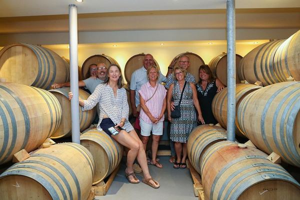 Santorini Daytime Wine Tour for Up to 8: Sommelier, Two Wineries, Eight Wines, Lunch