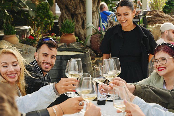 Santorini Seated Lunch: 6 Volcanic Wines, 6 Paired Dishes, Artemis Karamolegos (7/12)