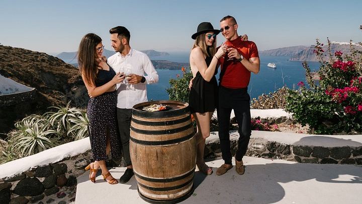Santorini Wine Museum and Three Winery Tour with Tastings, Morning or Afternoon Departure (3/12)