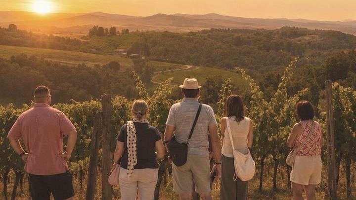 Siena Chianti Sunset at San Giorgio a Lapi: Winery Visit, Tasting and Terrace Dinner (4/12)