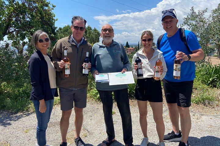 Small-Group Guided E-Bike Ride to an Organic Family Vineyard in Nice (9/12)