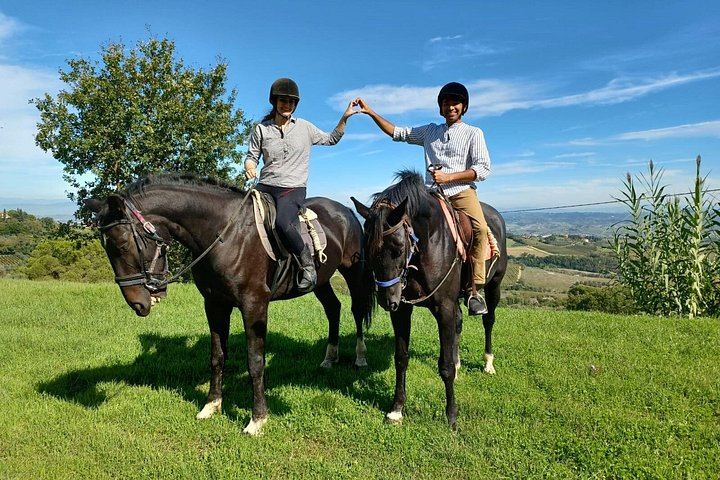 Small-Group Horseback Ride with Winery Lunch and San Gimignano Visit (11/12)