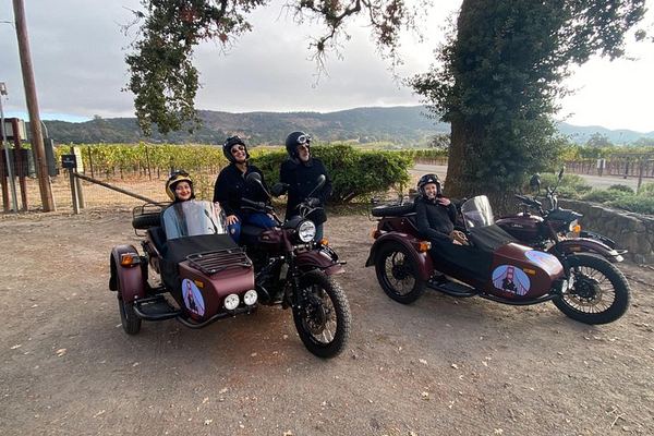 Sonoma Valley Classic Sidecar Wine Tour: Three Tastings and French-Style Picnic