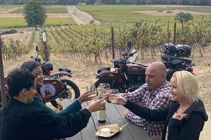 Sonoma Valley Classic Sidecar Wine Tour: Three Tastings and French-Style Picnic (3/12)