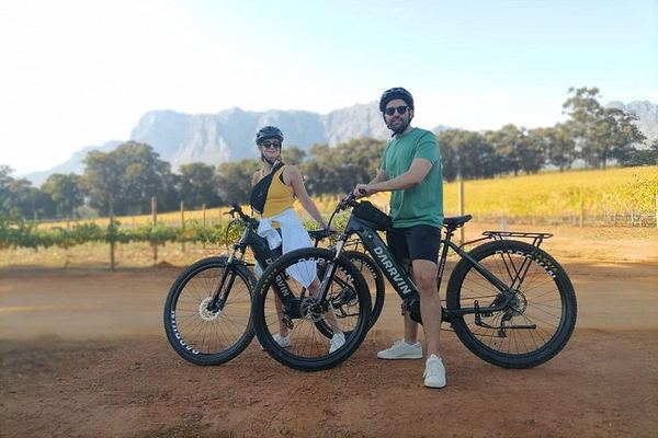 Private Half-Day E-Bike and Wine Tour in Banhoek Valley, Stellenbosch, 15-25 km