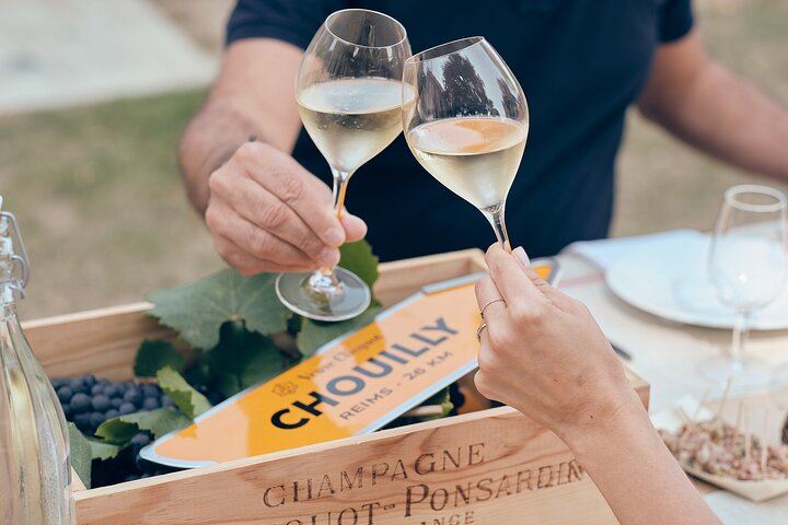 Private Reims Champagne Day: Veuve Clicquot Cellars, Cathedral, Rilly-la-Montagne Grower (5/12)