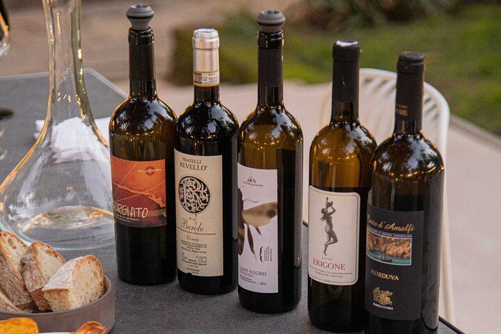 Sorrento Garden Tasting of 5 Premium Wines from Amalfi, Capri, Ischia and Vesuvius (8/12)
