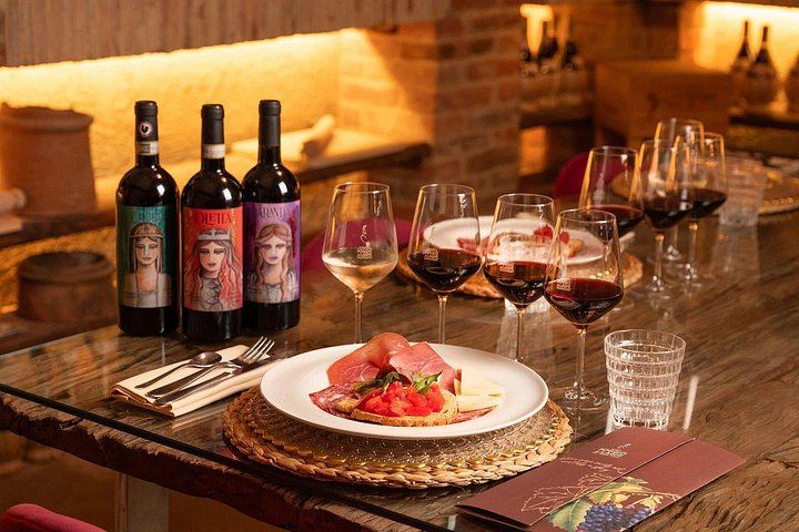 The Countess's Lunch at Poggio ai Laghi: Guided Chianti Tasting with Oils and Vinegars (1/7)