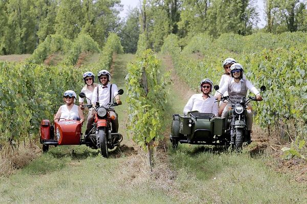 Médoc Sidecar Wine Tour from Bordeaux with a Local and Grand Cru Classé Tasting