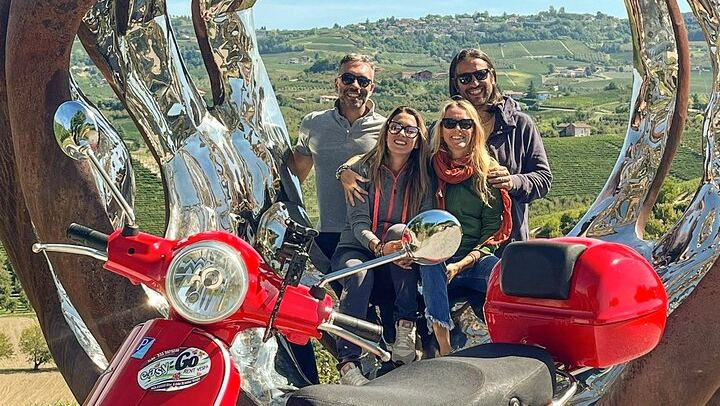 Private Vespa Ride from Alba into Alta Langa Hazelnut Country and Barolo, up to 750 m (3/12)