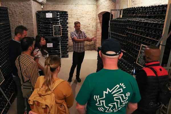 Sant Sadurní Cava and Chocolate Day Trip by Train from Barcelona with 4-Course Lunch