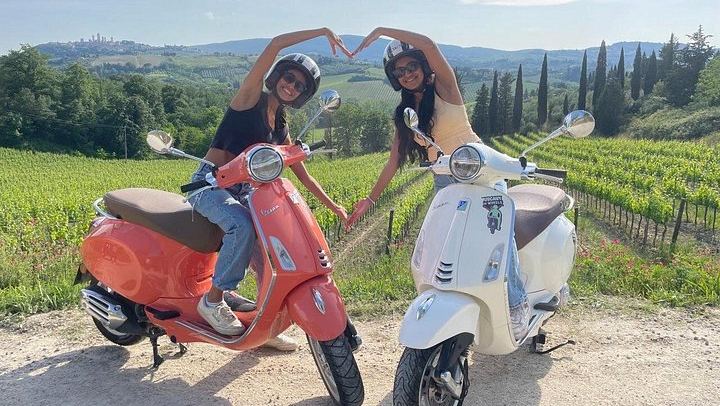 Chianti Vespa Ride near San Gimignano with Tuscan Lunch, Three Wines and Olive Oil (3/12)