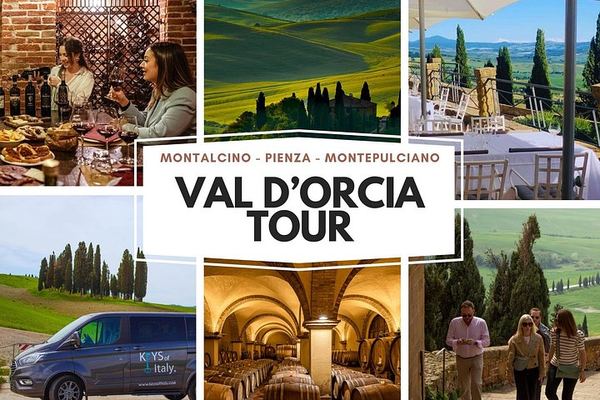 Val d'Orcia Minivan Day Tour from Florence: Montalcino, Pienza Lunch and Montepulciano