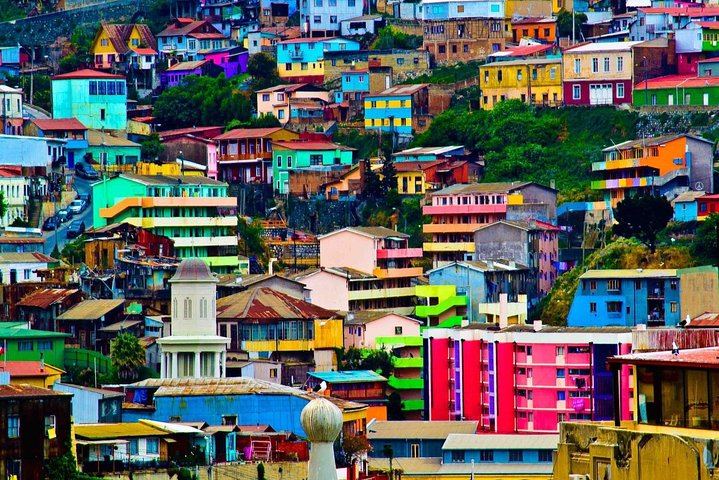 Casablanca Valley Wine Tasting and Valparaiso Heritage Walk, Markets and Elevators (1/12)