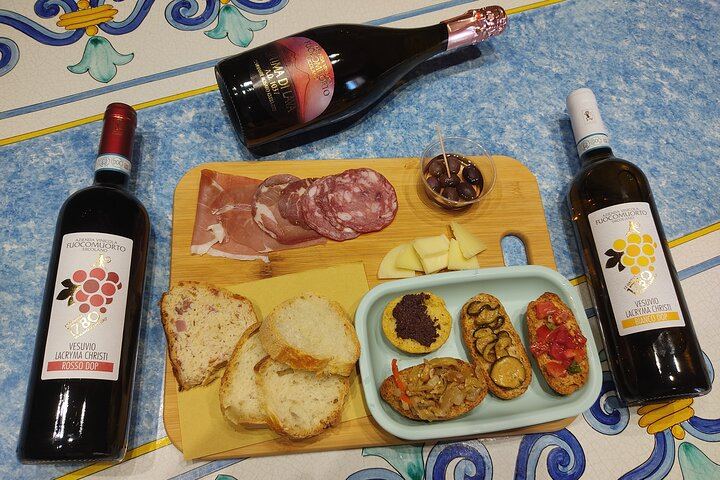 Vesuvius DOP Wine Tasting at a Caprettone Vineyard in Ercolano with 1700s Lava Cave Visit (6/6)