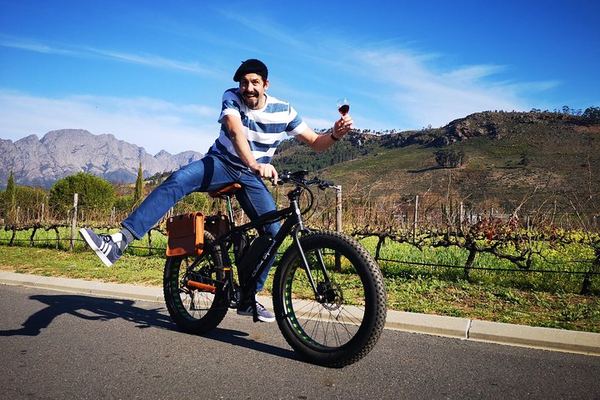 Franschhoek E-Bike Wine Tour from La Couronne, Half Day on Quiet Back Roads