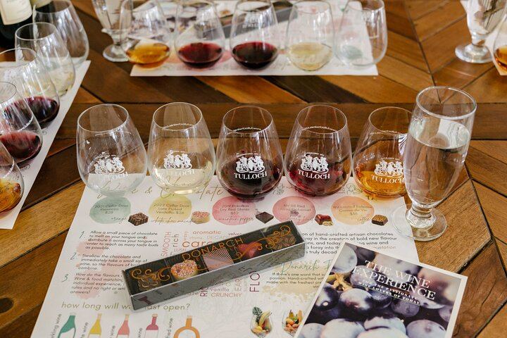 Tulloch Wines Tasting with Five Local Handmade Chocolates, De Beyers Rd, Pokolbin (7/12)