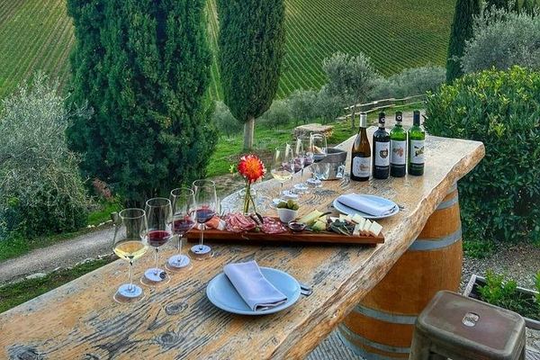 Semi-Private Mercedes Van Wine Day from Florence: San Gimignano and Prosecco