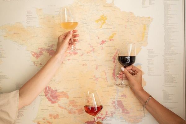 French Wine Tasting in Nice at the VinoLove Studio: 8 Wines from across France