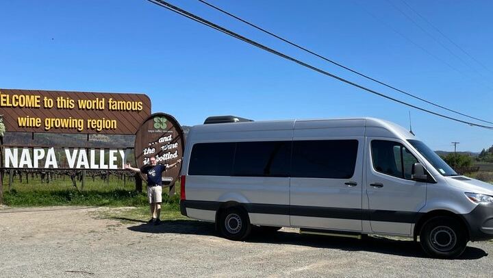 Wine Tour Pros Sprinter Van Wine Tour in Napa and Sonoma, Up to 14 Guests (1/10)