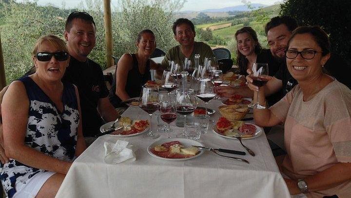 Small Family Vineyard at Sovestro near San Gimignano: Cellar Visit, Lunch, Four Wines (2/8)